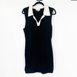 & Other Stories Fitted Collared Mini Dress Sleeveless